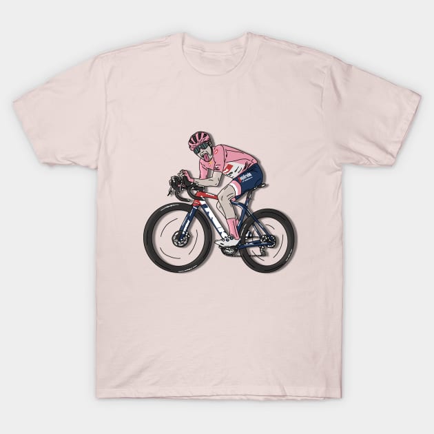 Juan Pedro Lopez Maglia Rosa Giro 2022 T-Shirt by p3p3ncil